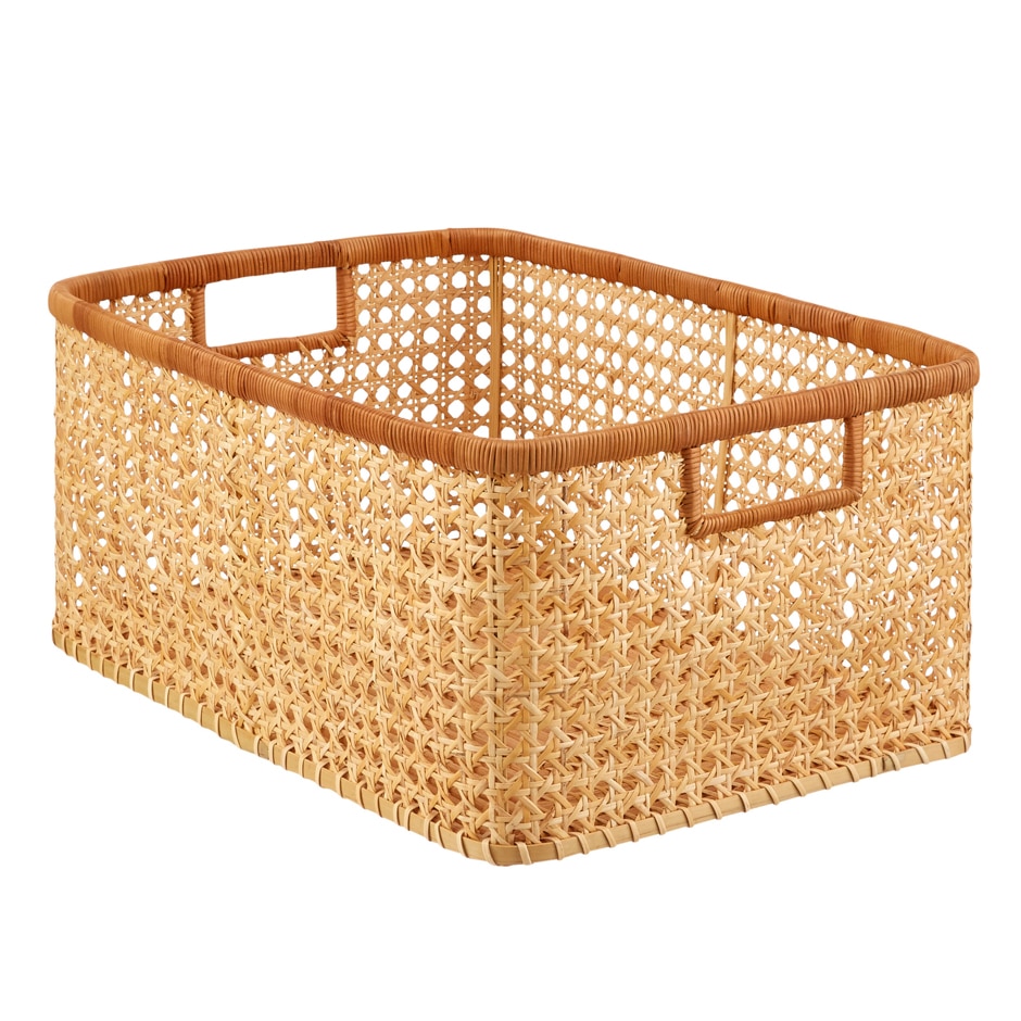 Albany Cane Rattan Bins