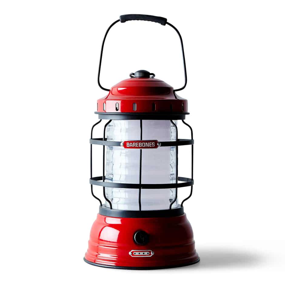 barebones living lantern in red