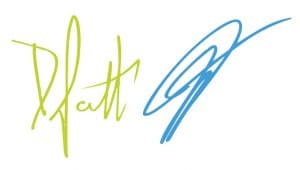 scott brothers signatures in blue and green