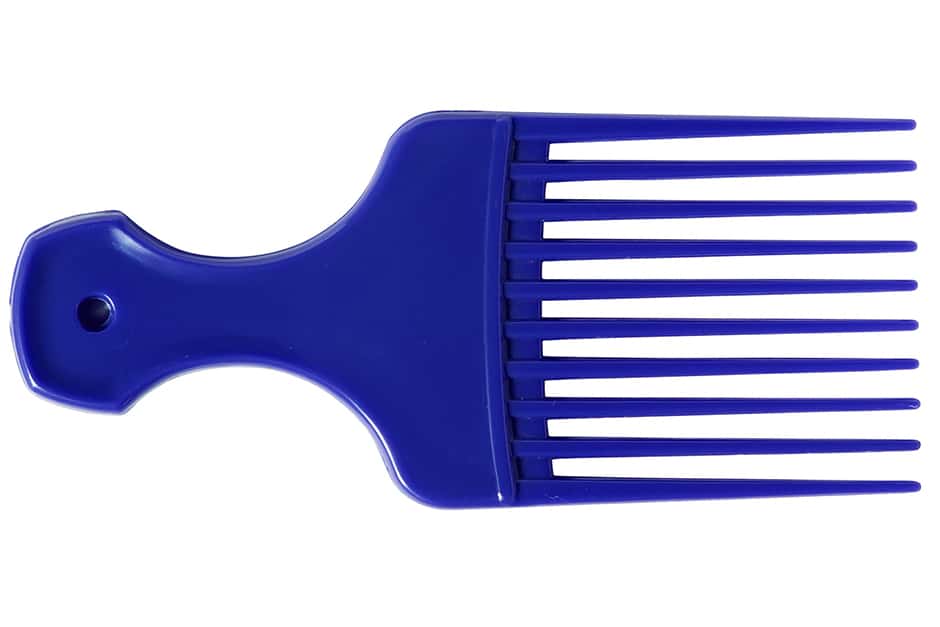 royal blue hair pick