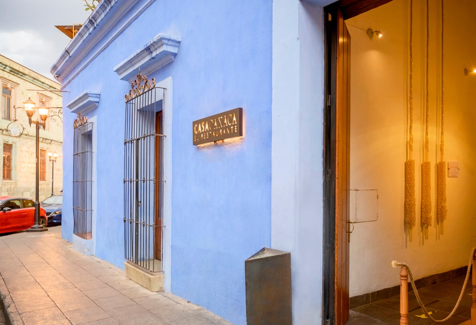 Casa Oaxaca’s rooftop restaurant