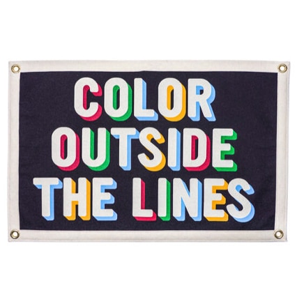 color outside the lines flag