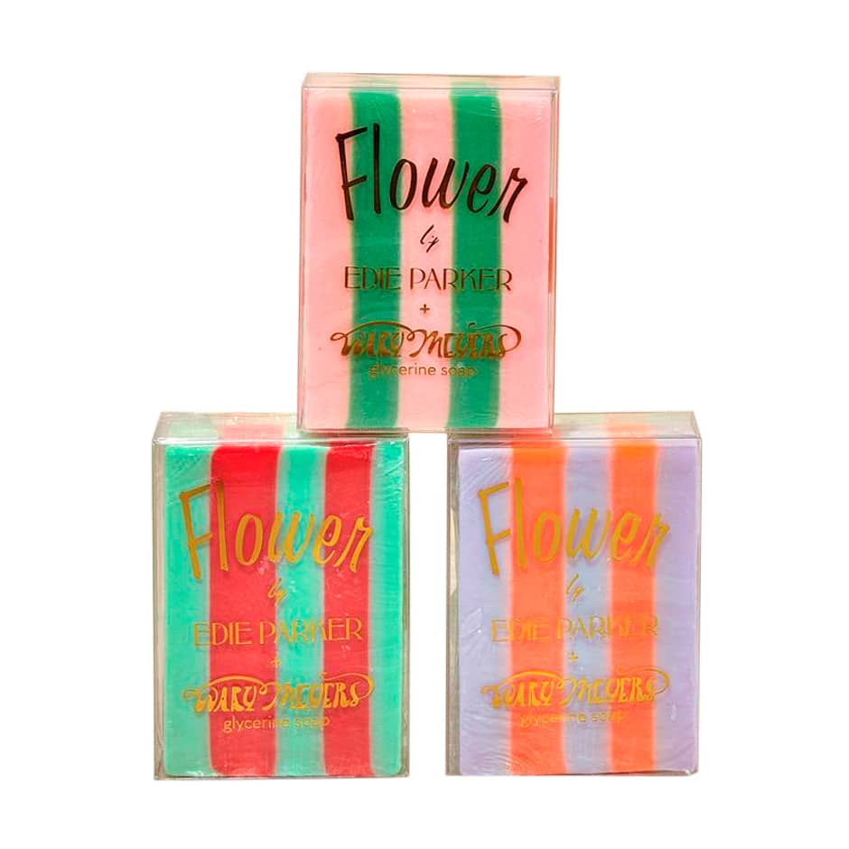 flower edie parker striped soaps