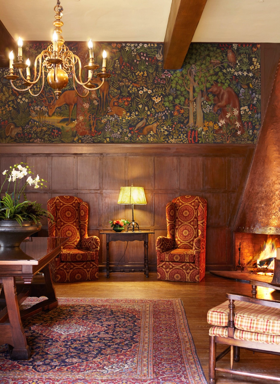 mural room at the ahwahnee hotel