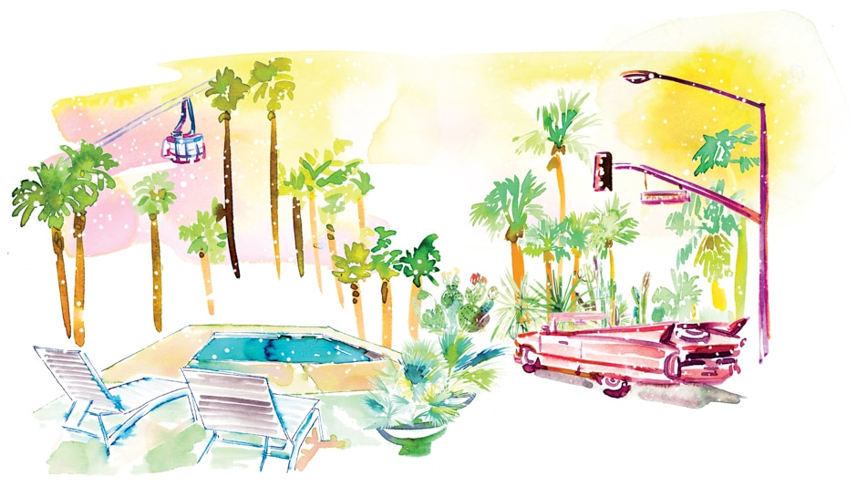 palm springs illustration