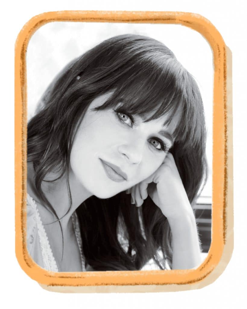 Zooey in picture frame