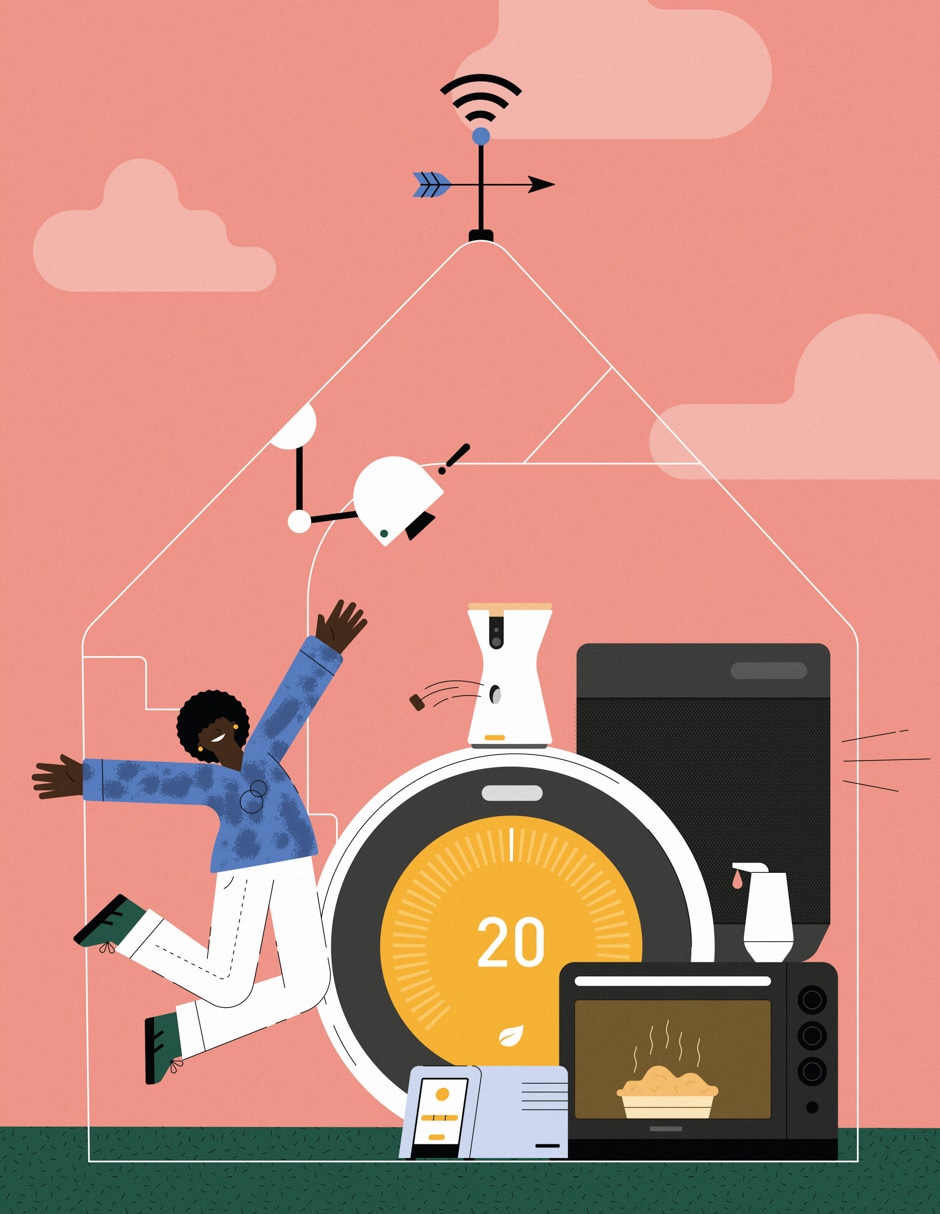 smart home illustration opener