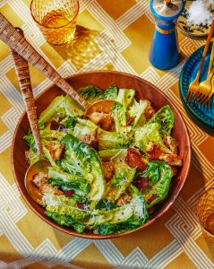 Jonathan's twist on Mom's caesar salad