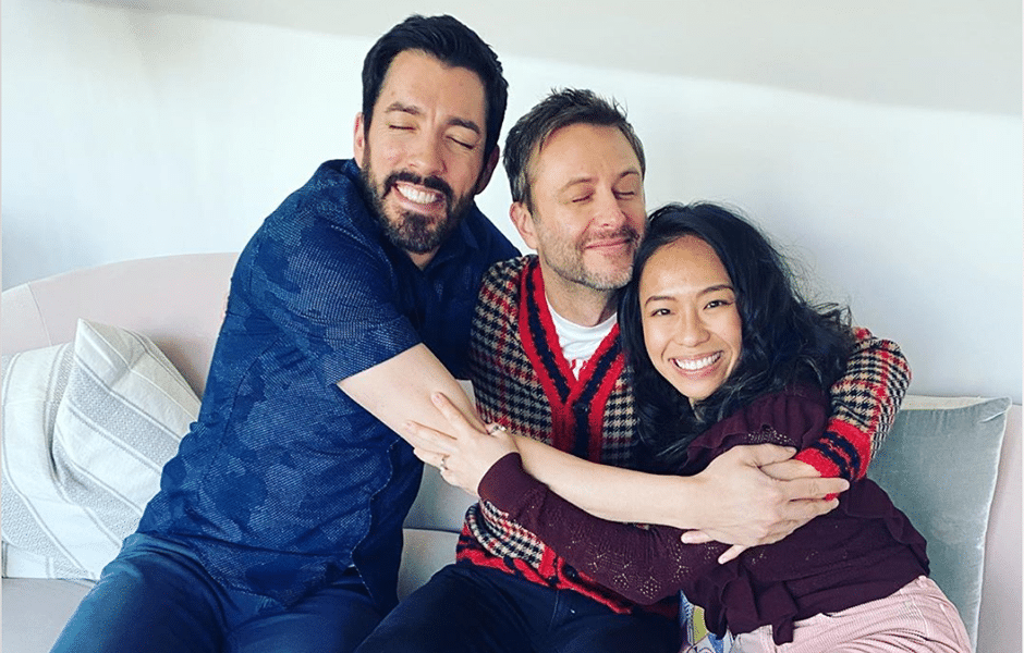 Chris Hardwick guests on At Home with Linda & Drew Scott podcast