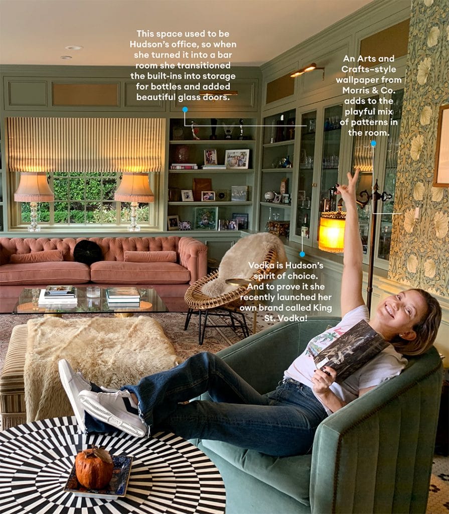 Peek Inside Kate Hudson's Bar Room - Drew & Jonathan