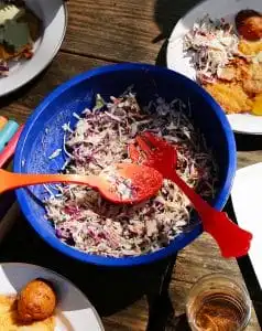 Dill-Yogurt Coleslaw with Greek Yogurt