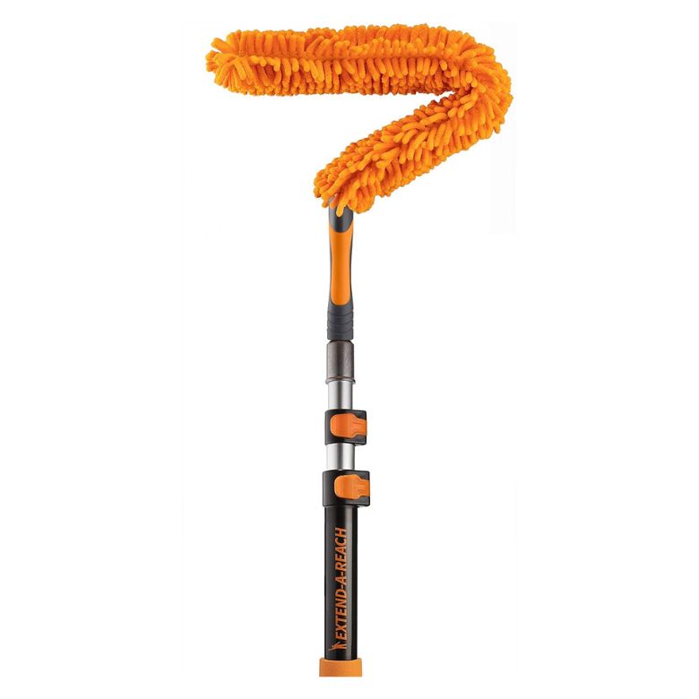 orange fan duster