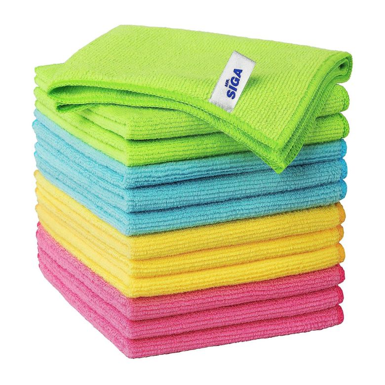 multicolored microfiber cloths