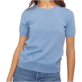 Blue cashmere shirt