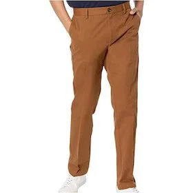 Dark brown chino pants