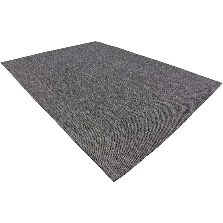 Dark gray area rug