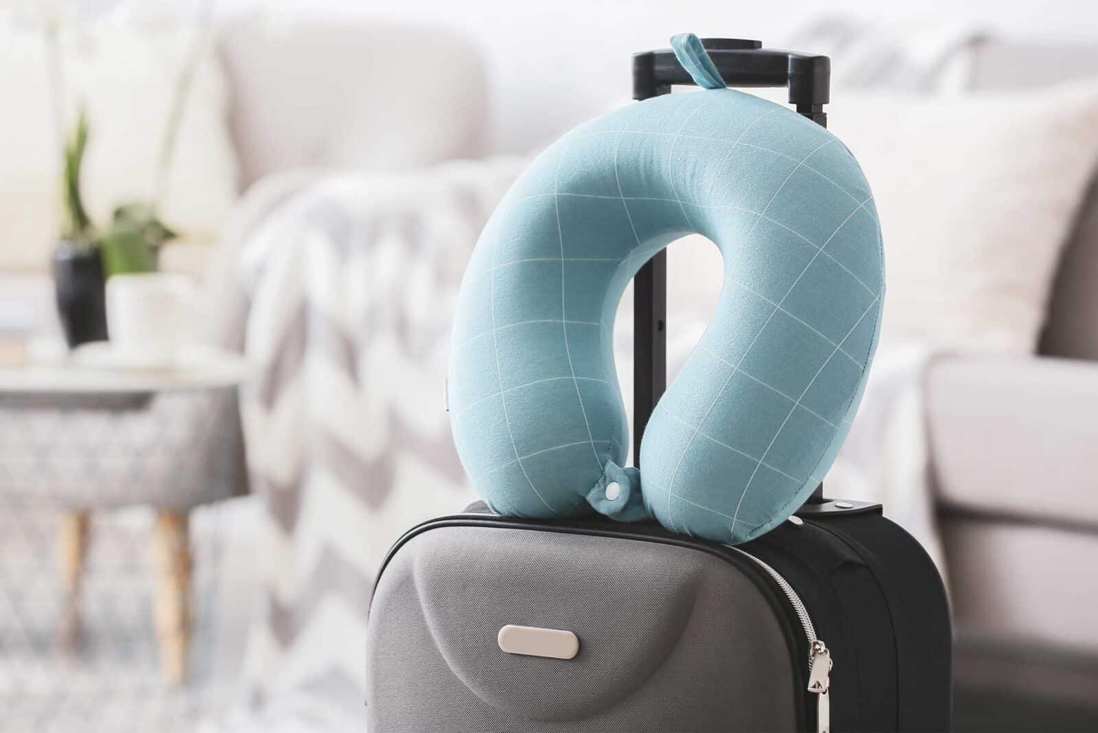 Flight Fillow: Stuffable Travel Pillow, Lumbar Support for Plane