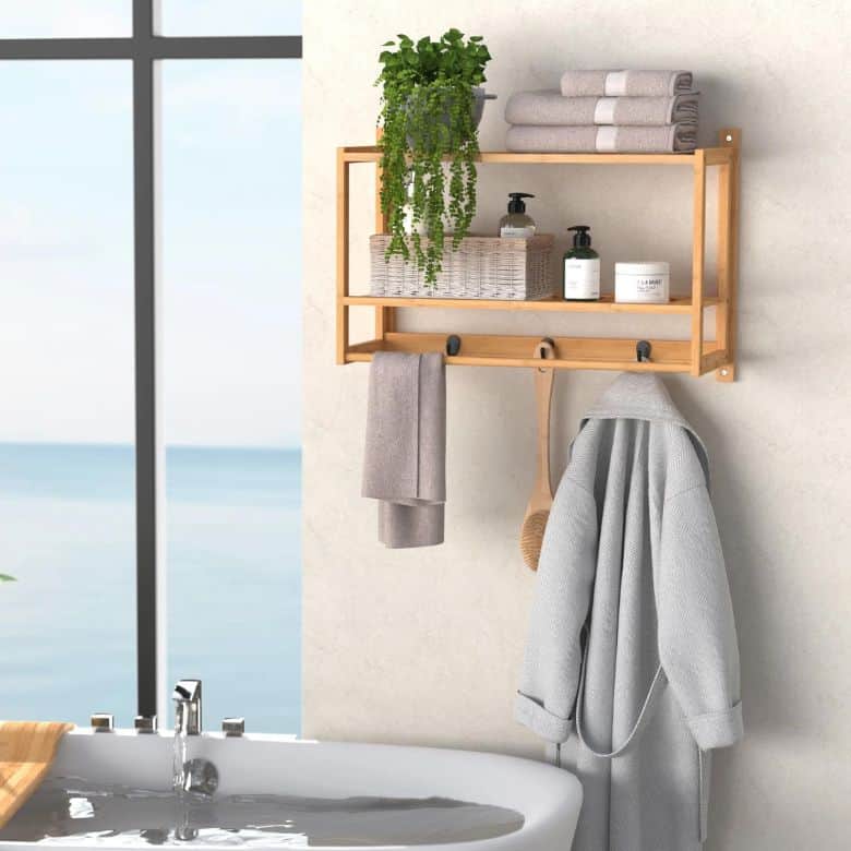 10 Fun Things to Hang from Bathroom Hooks  Bathroom towel decor, Hang  towels in bathroom, Hand towels bathroom