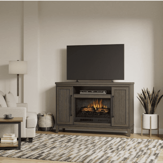 Blaine 54″ Freestanding Console Electric Fireplace