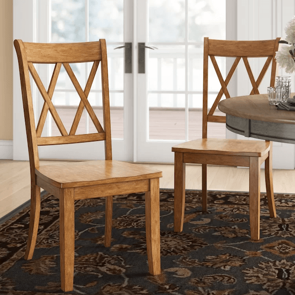 Solid wood side chairs