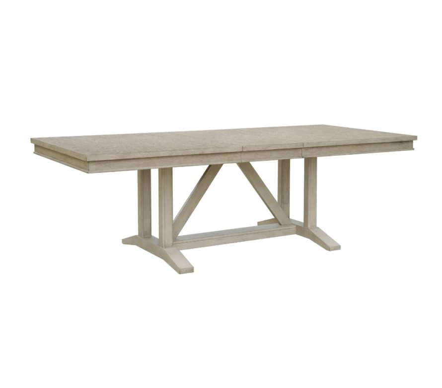Gramercy Extendable Trestle-Base Dining Table