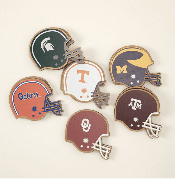 College Football Game Day Coaster Set