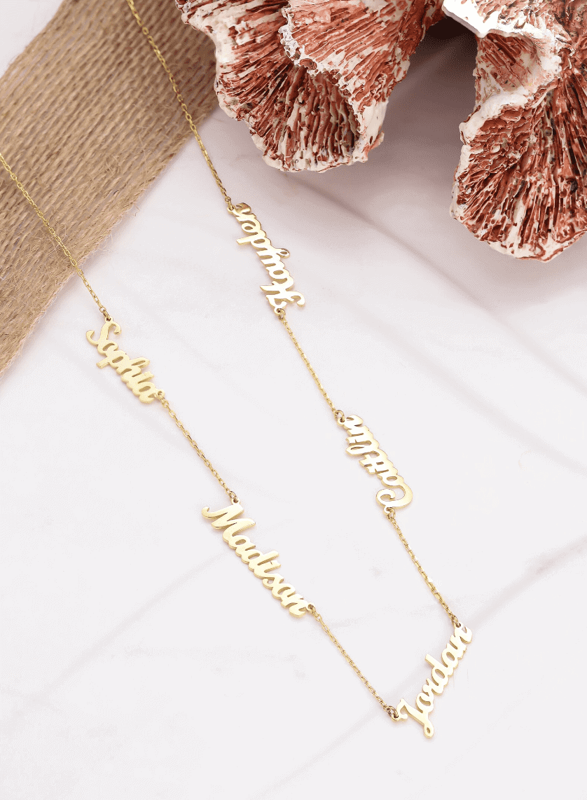 Gold Hill Jewelry Family Names Necklace