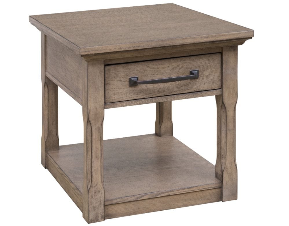 Summit 24 tall Floor Shelf End Table with Storage Drew Jonathan