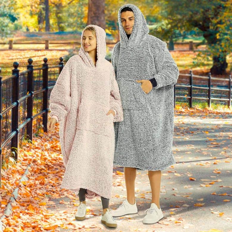 hooded wearable blanket