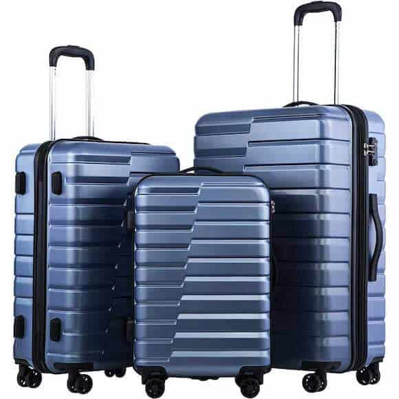 Blue suitcase set