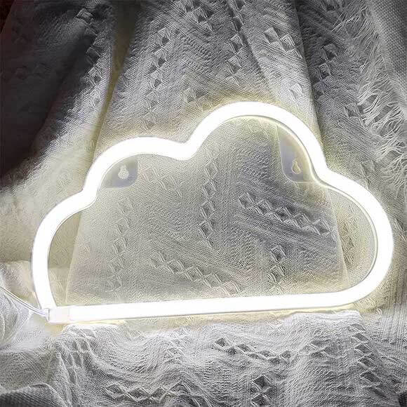 Cloud neon sign