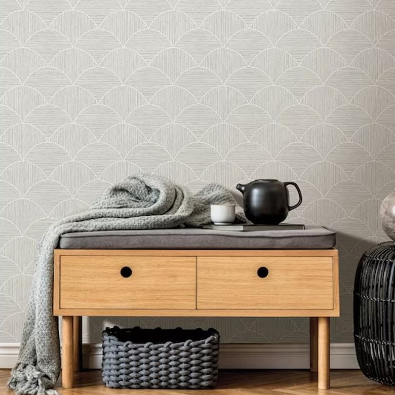 textured scott living geometric wallpaper