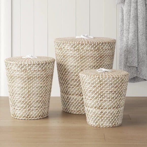 Rattan basket set