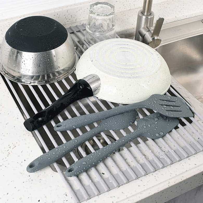 If You Have an Impossibly Small Kitchen, This Genius Dish Rack's