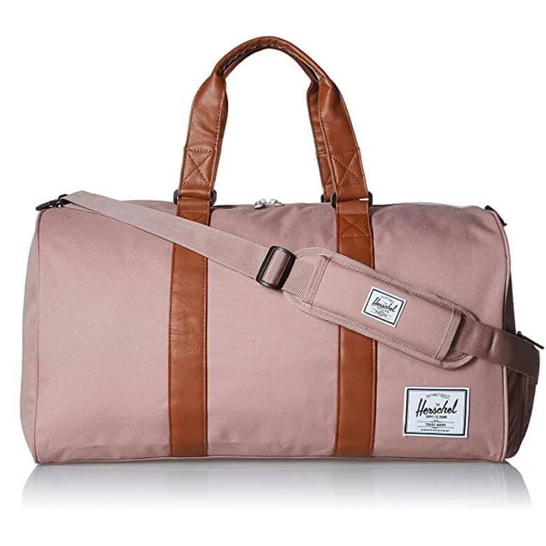 Pink herschel duffle bag cheap
