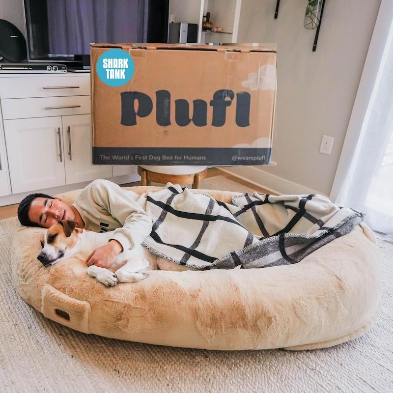 Pufl Human Dog Bed Holiday 100