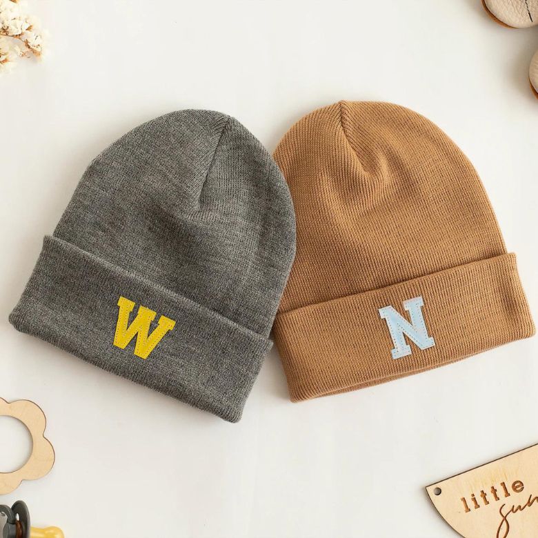personalized embroidered kids beanie
