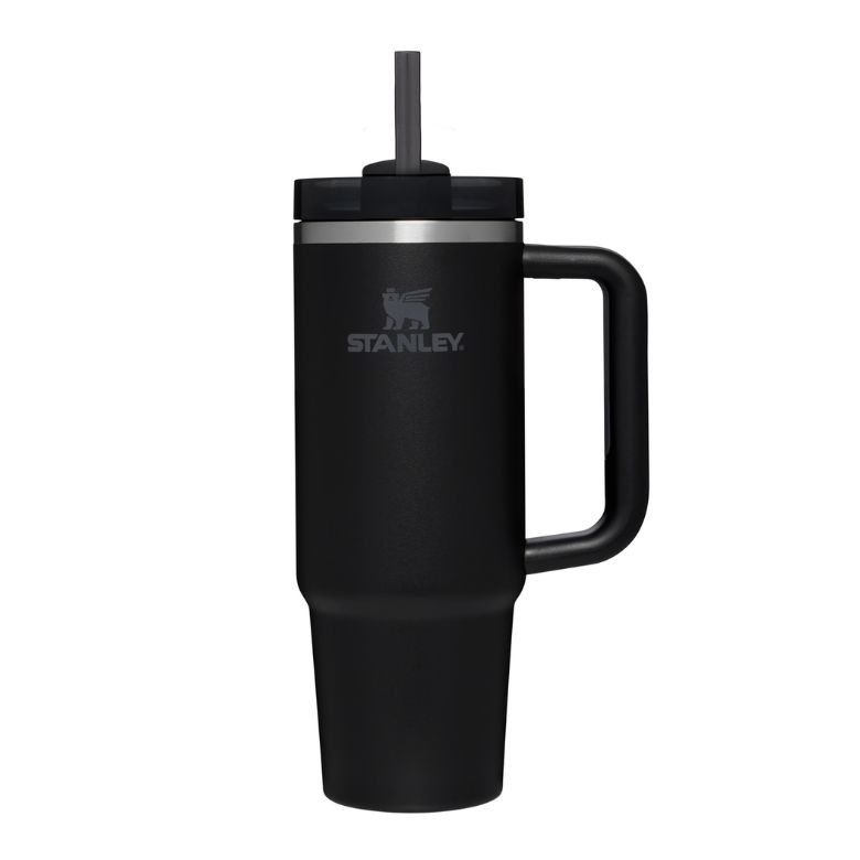 black stanley water cup