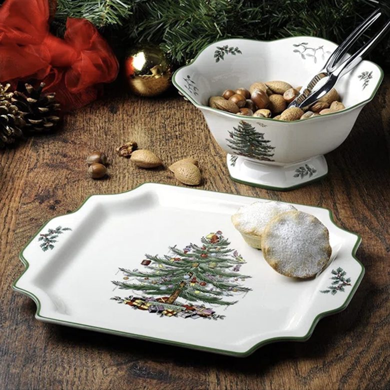 Christmas Tree Novelty Platter