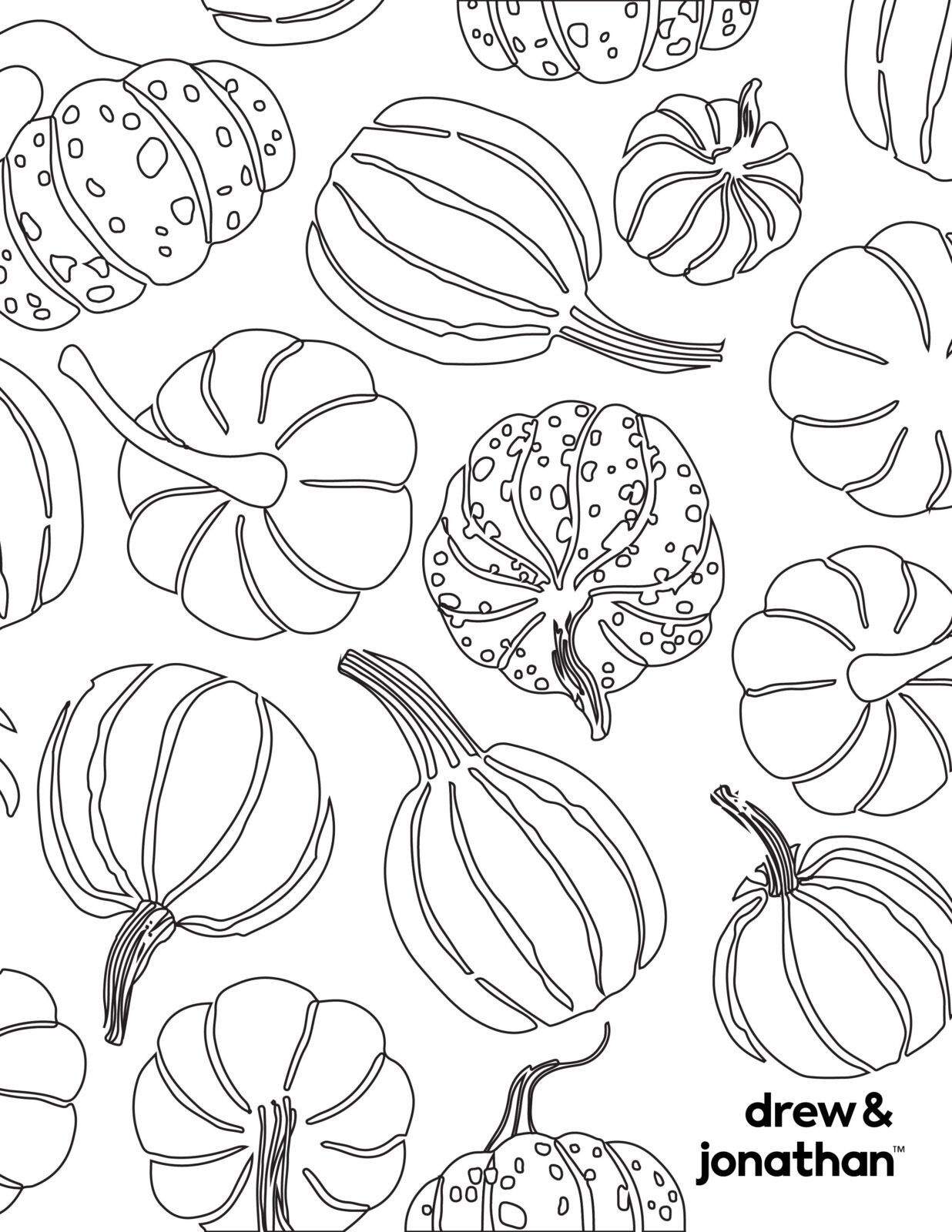 free printable thanksgiving coloring pages pumpkins