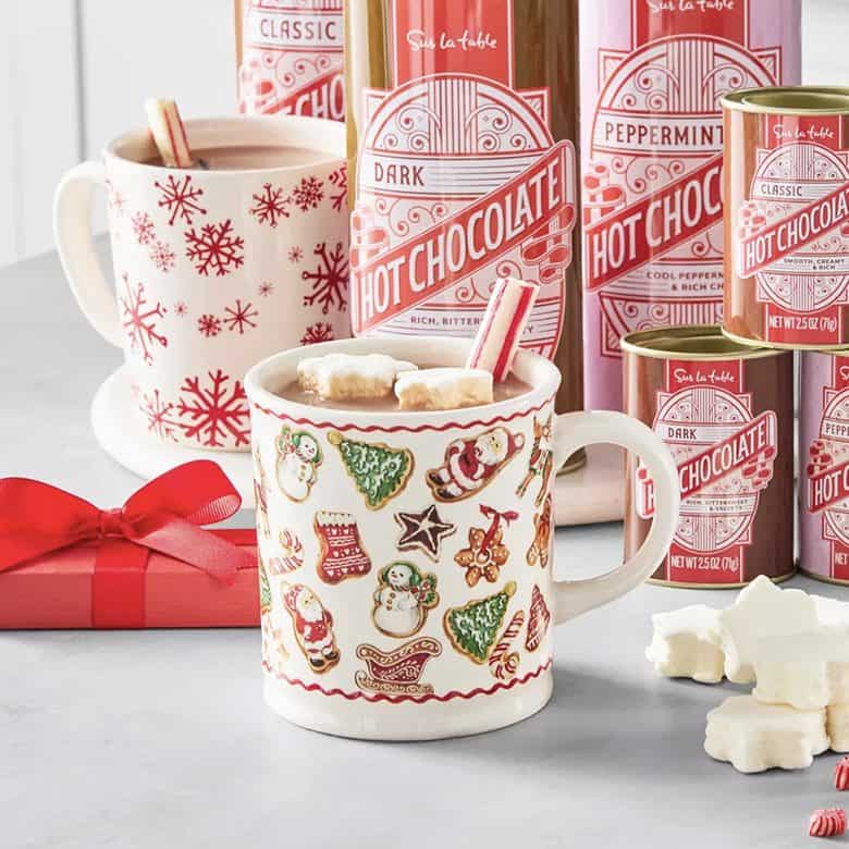 Sur La Table Holiday Cookie Mug