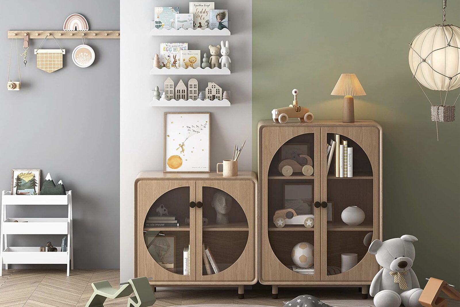 10 Nursery Floating Shelves That Double as Decor