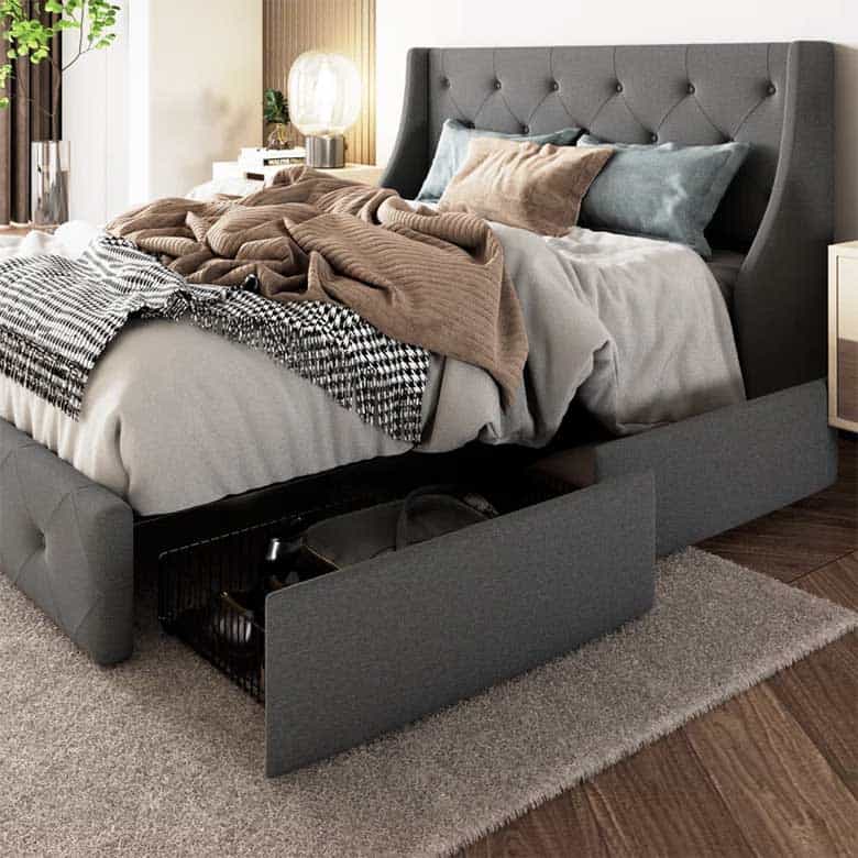 storage bed from wayfair