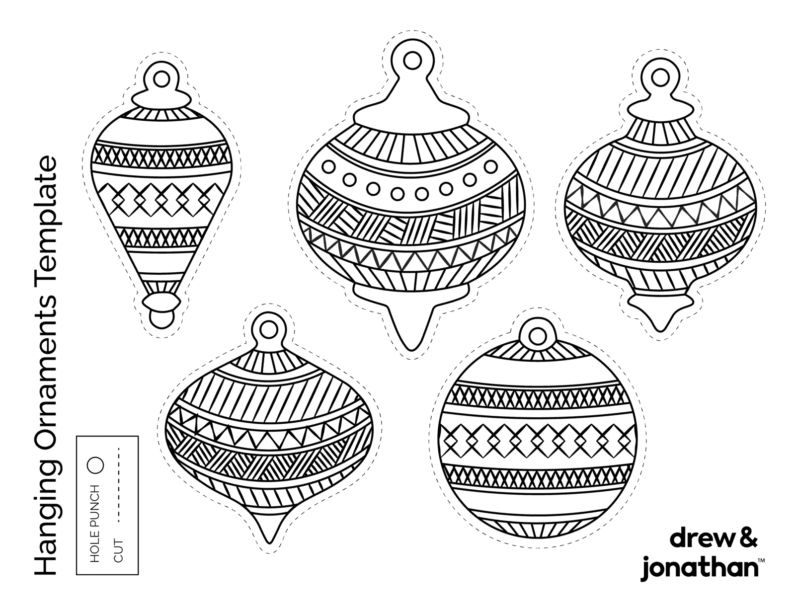 coloring page to cut out