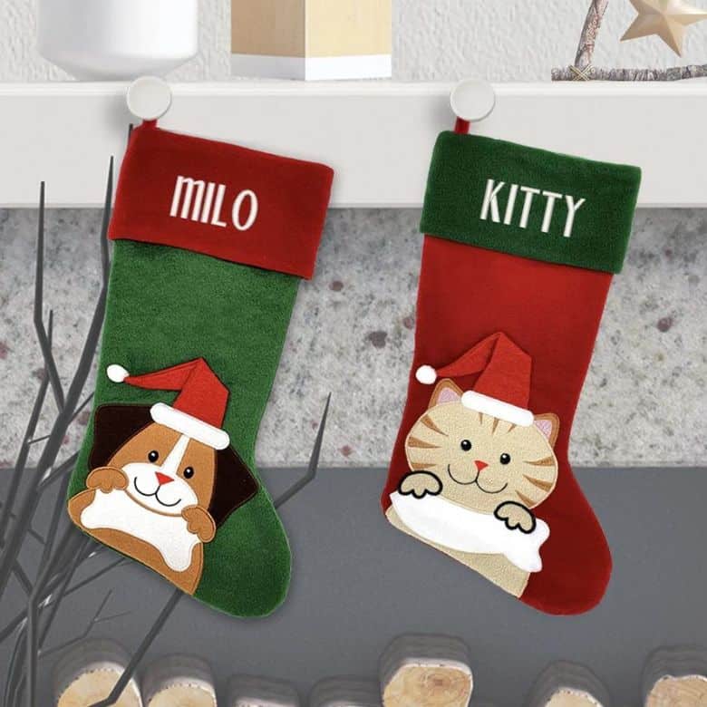 personalized cat or dog stocking