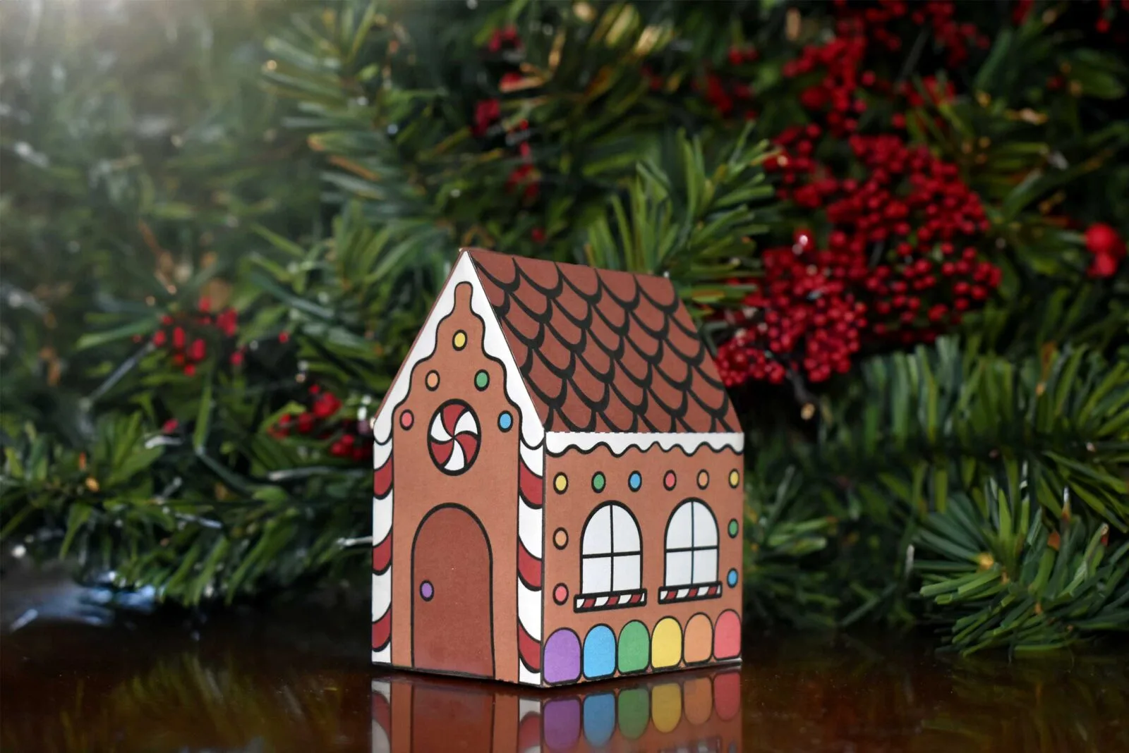 gingerbread house coloring page