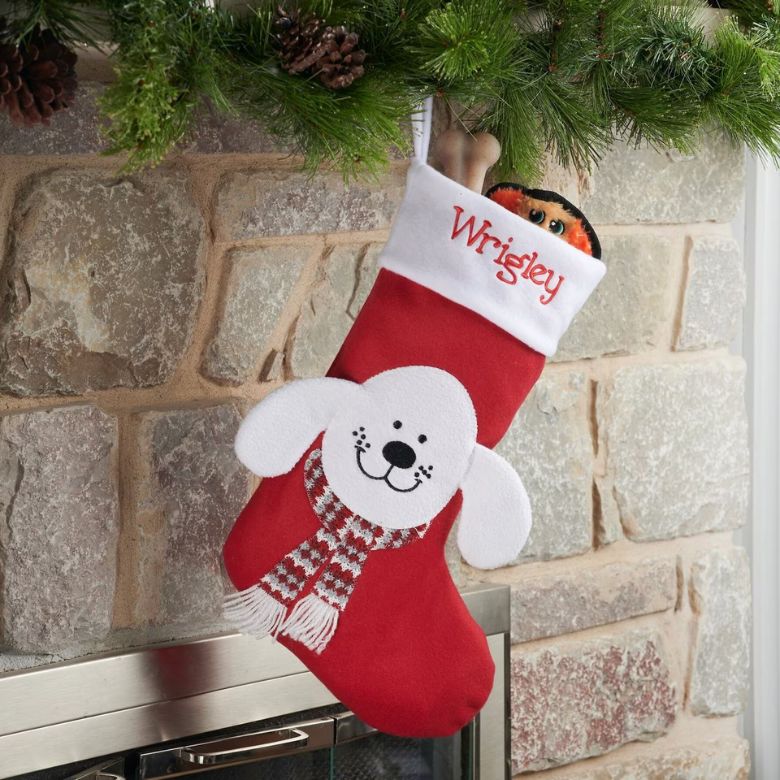 frisco personalized dog stocking