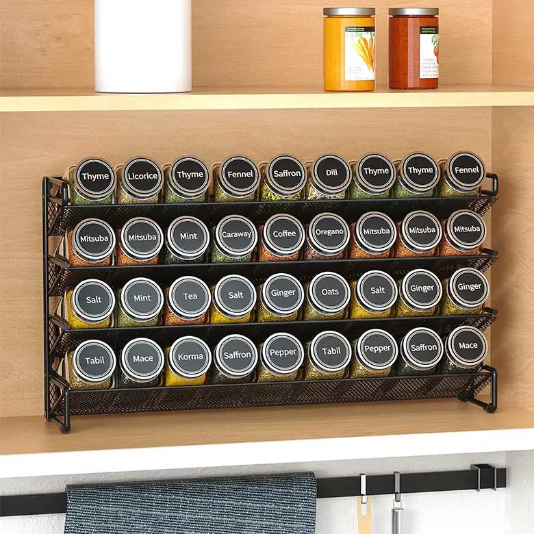 spice organizer for kitchen cabinets