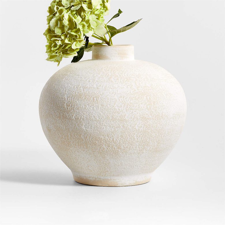 Ophelia Matte Natural Round Vase 10