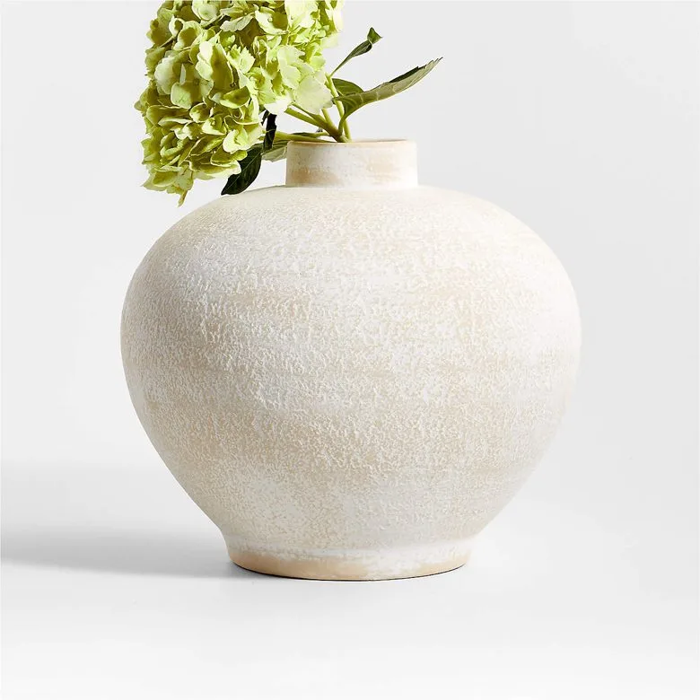 Ophelia Matte Natural Round Vase 10